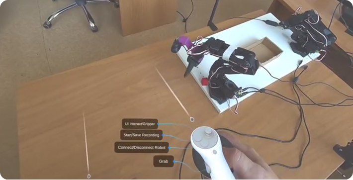 Теперь у нас есть обучение манипуляторов через VR очки